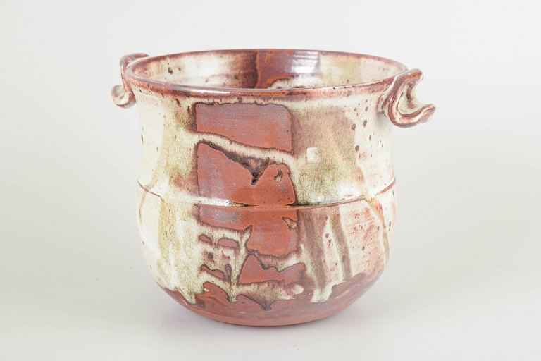 Jim & Henny Waldorff, BornholmUnique ceramic planter, 1970s.