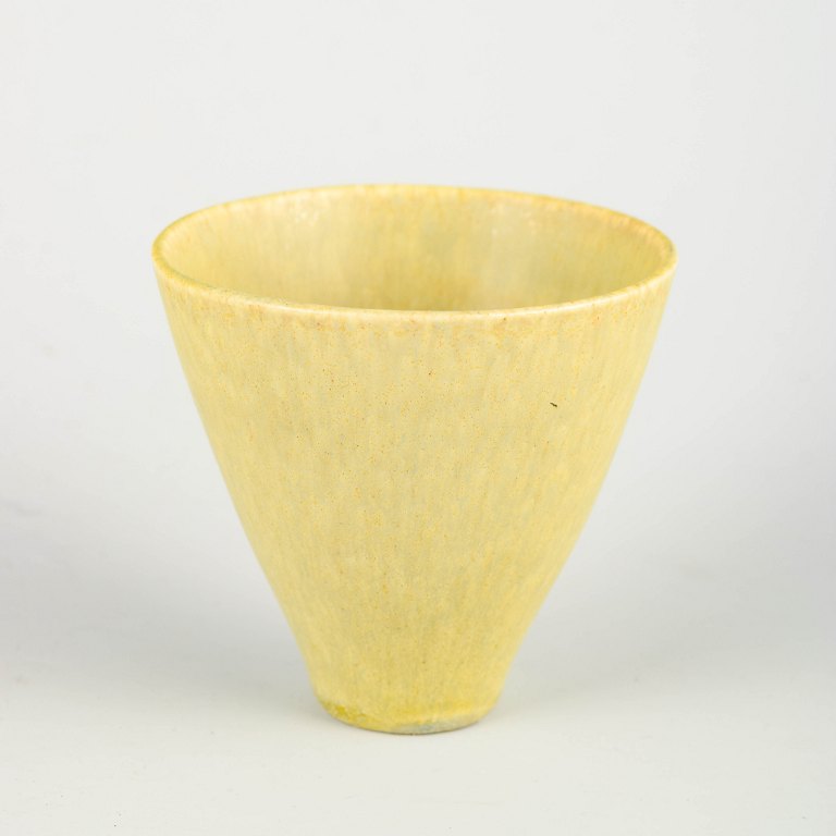Scandinavian studio potter, likely Gustavsberg.Miniature vase, 1960s.
