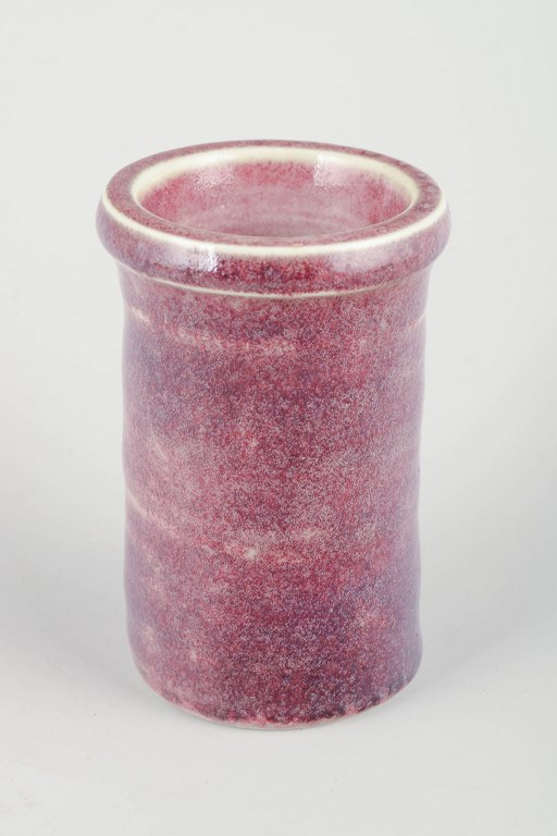 Gustavsberg studiokeramikVase med testglasur, midten af 1900-tallet.