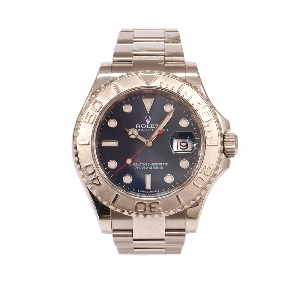 Rolex Yachtmaster 116622 with box and papers sold at AD Knud Pedersen Aarhus, Denmark, 06.06.2014. D: 40mm