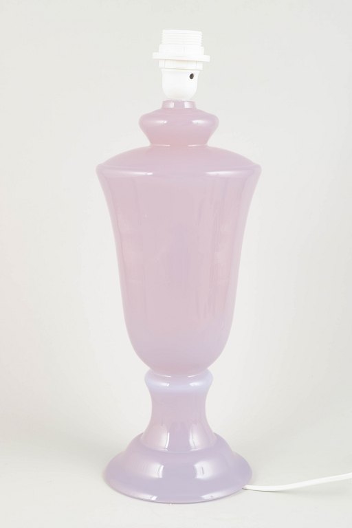 Large art glass table lamp, 1980s.