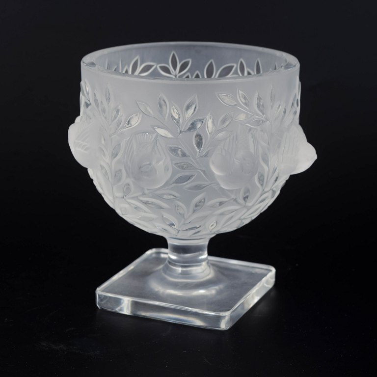 René LaliqueVase på fod, 1970’erne.