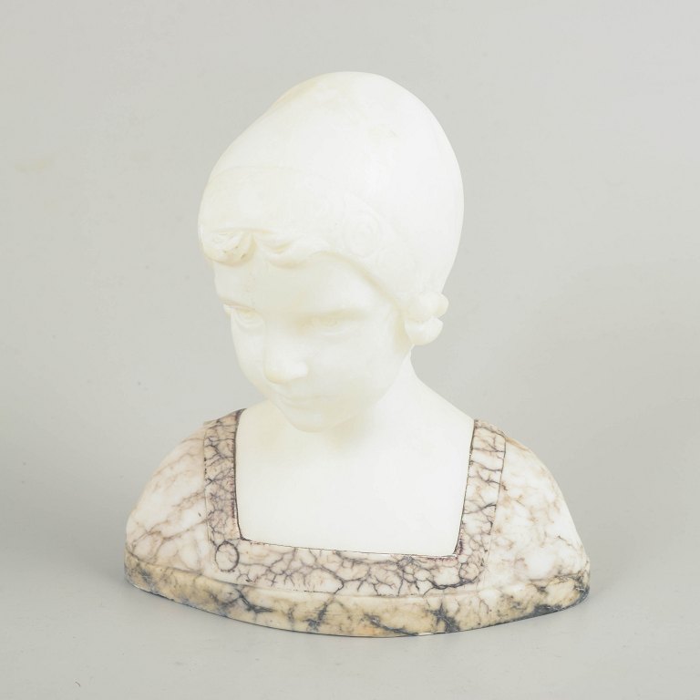 P. Braun, Art Nouveau bust. German sculptor.