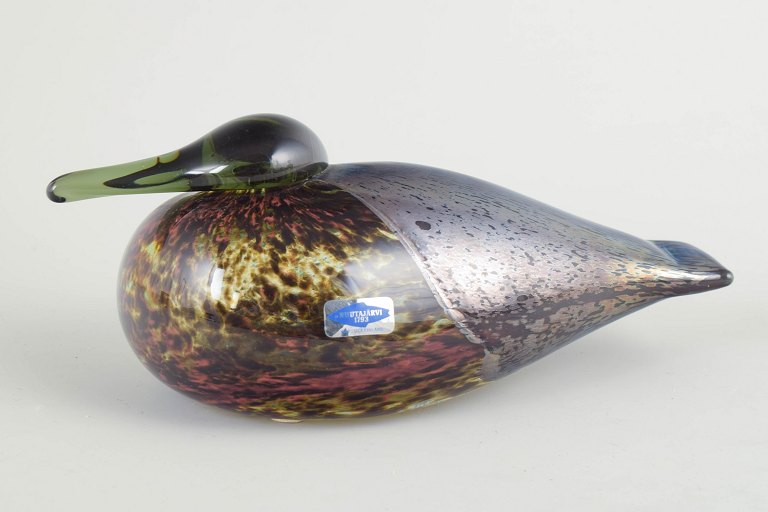 Oiva Toikka for Nuutajärvi, large art glass bird.