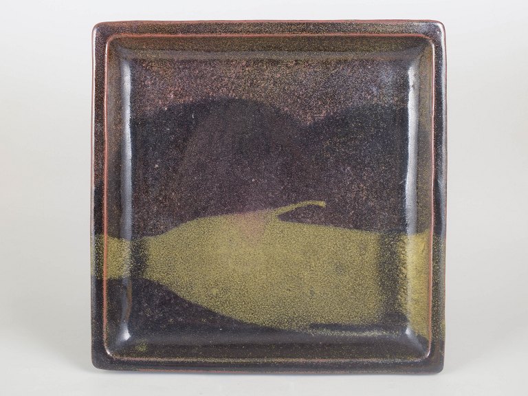 Édouard Chapallaz, large unique wall relief and dish.