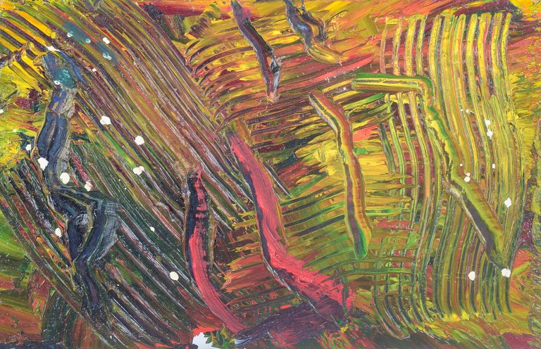 Lars Bertle, abstract composition, Swedish modernist.